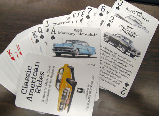 Classic American Rides Playing Cards