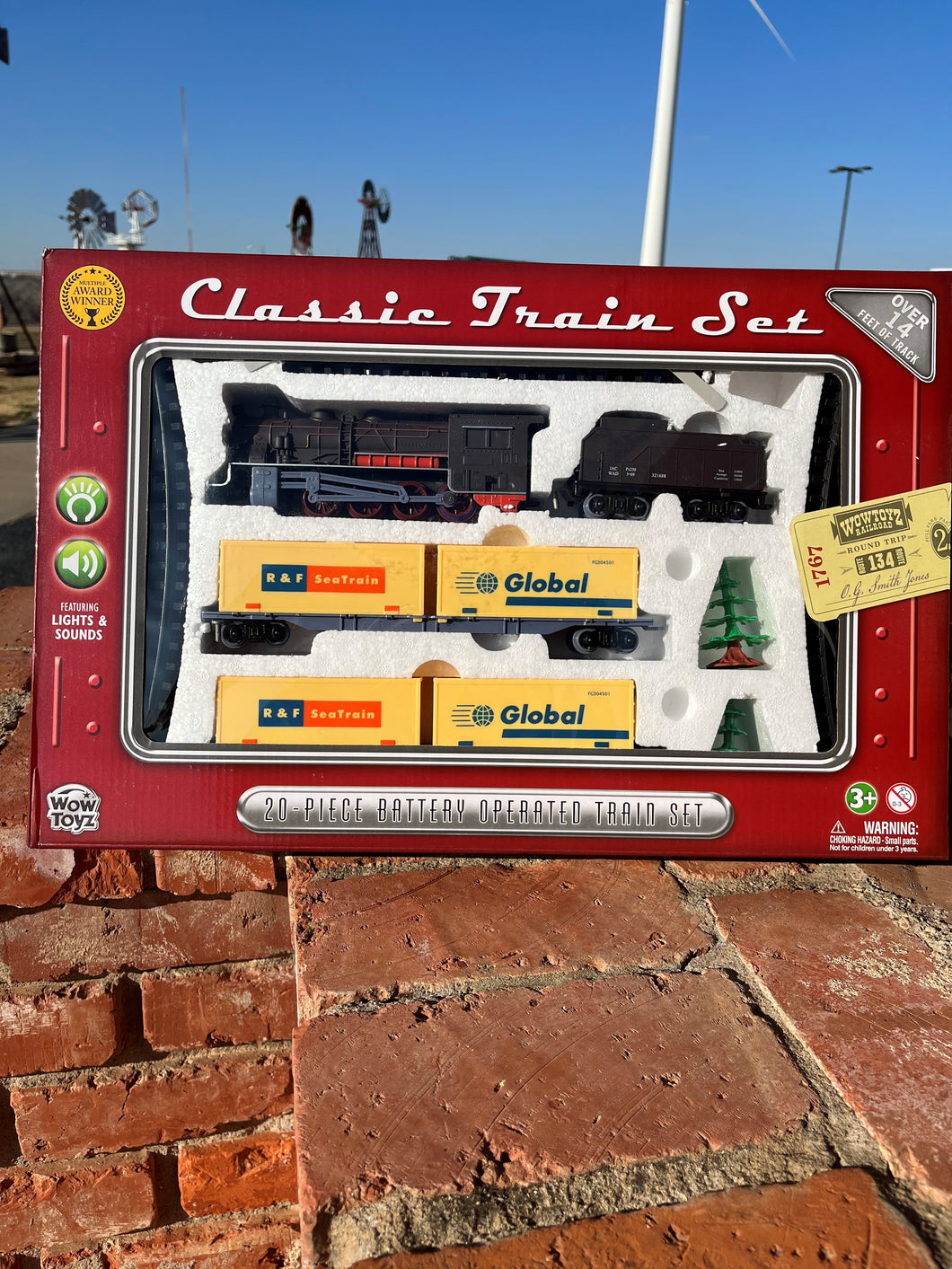 20 Piece Container Car Battery Operated Train Set