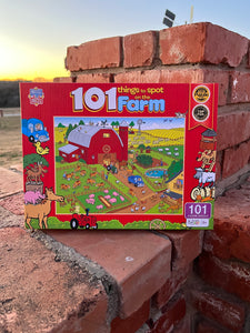 Jigsaw Puzzle Master Kids Pieces 101 things to spot on the Farm